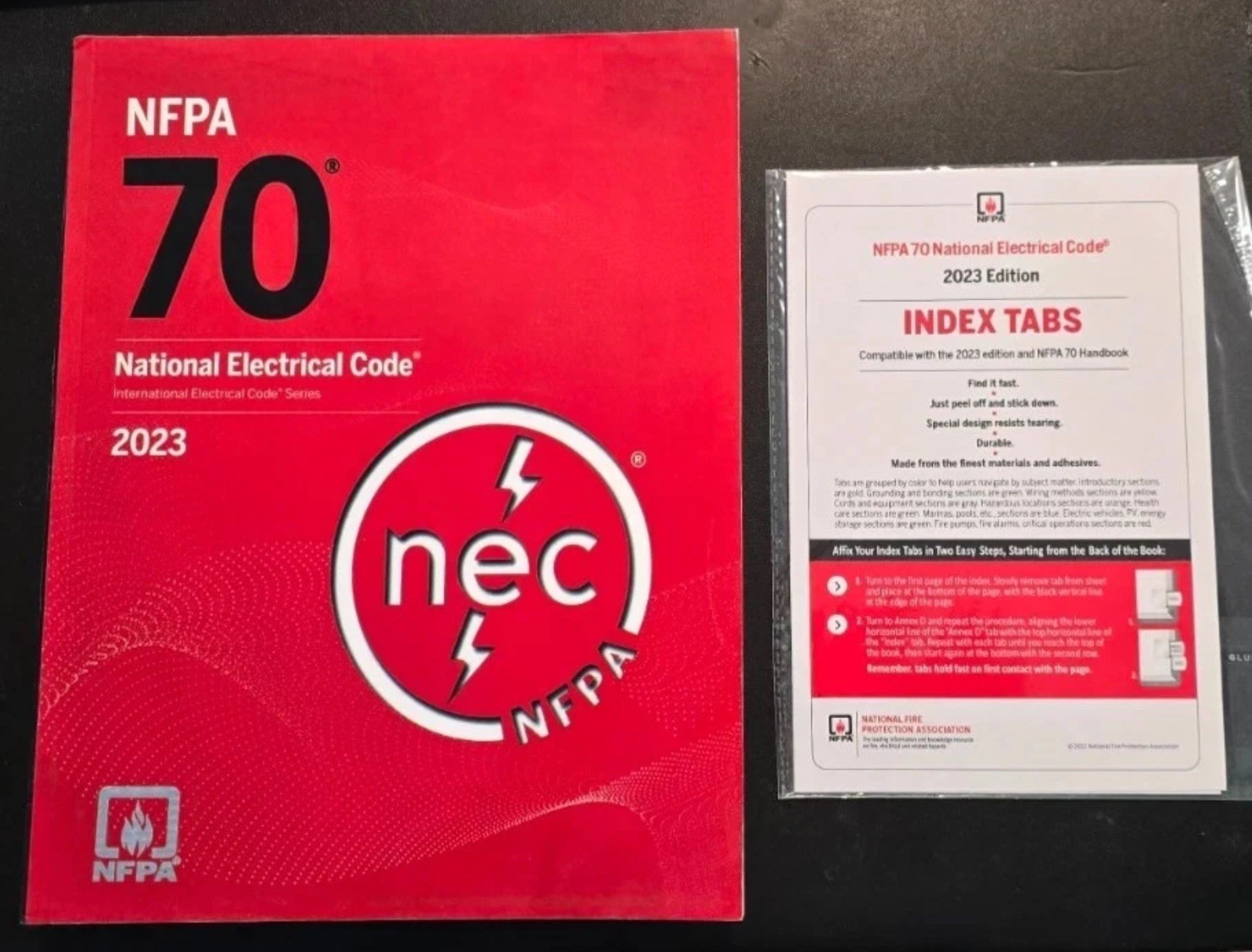 NFPA 70 National Electrical Code paperback 2023 With Tabs NEC Code Book New
