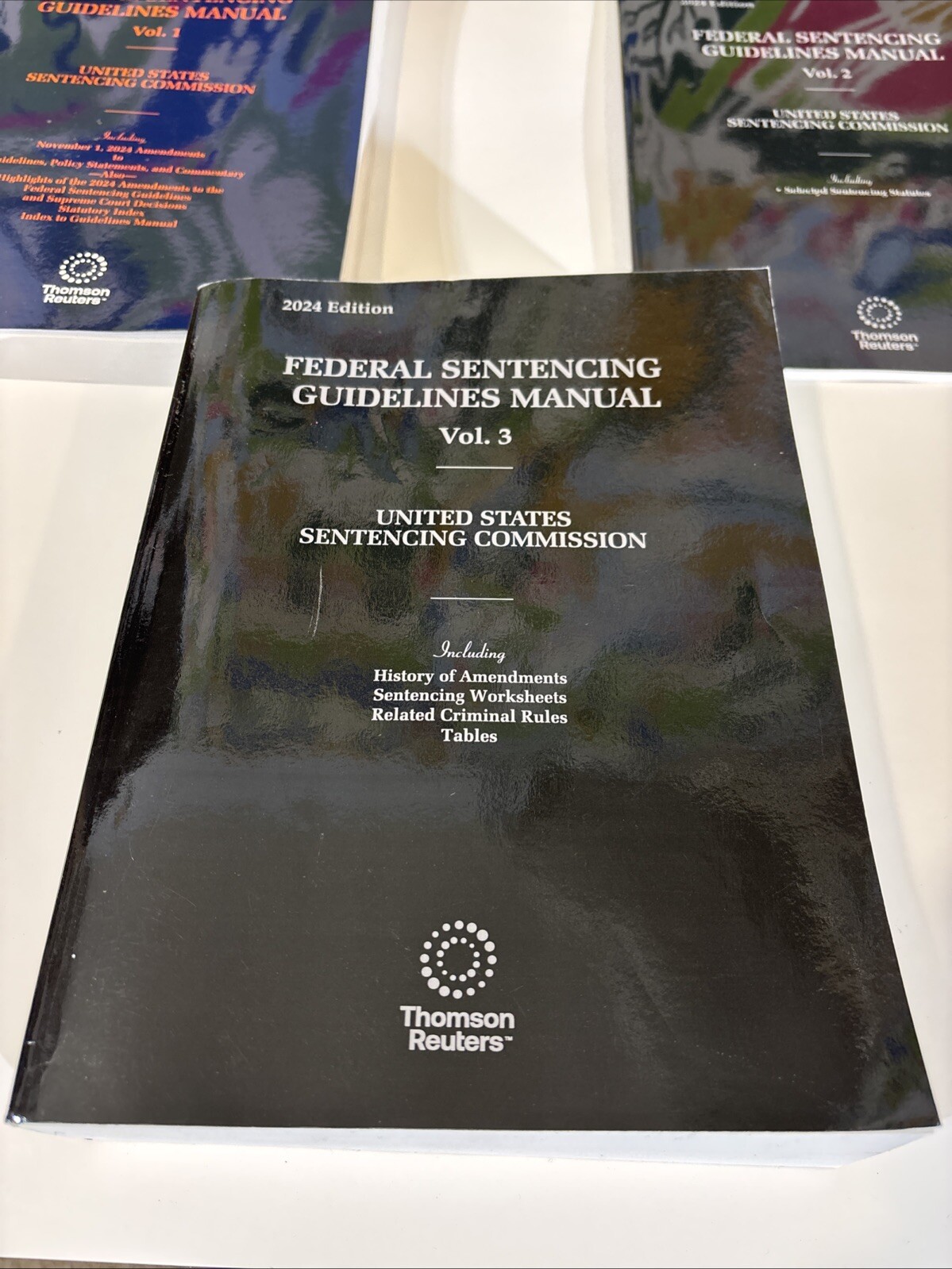 Federal Sentencing Guidelines Manual 2024 Edition Complete Set Volumes 1-3