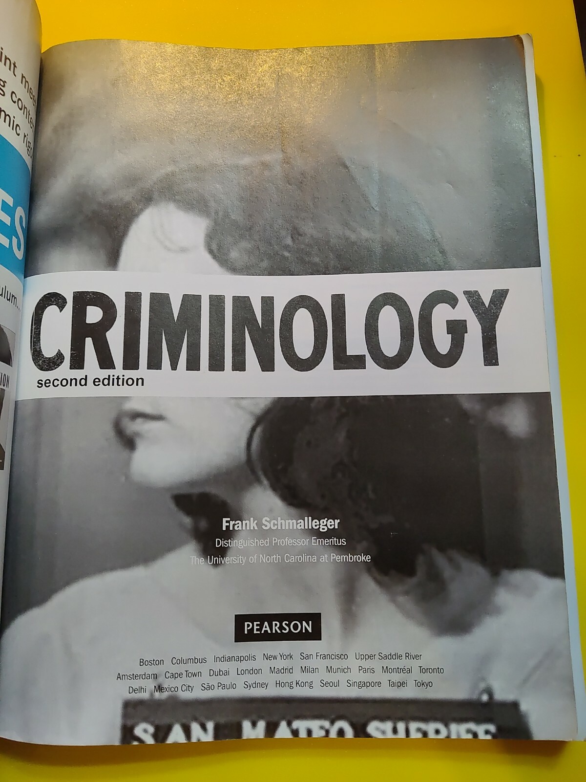 Criminology by Frank J. Schmalleger (2012, Trade Paperback)