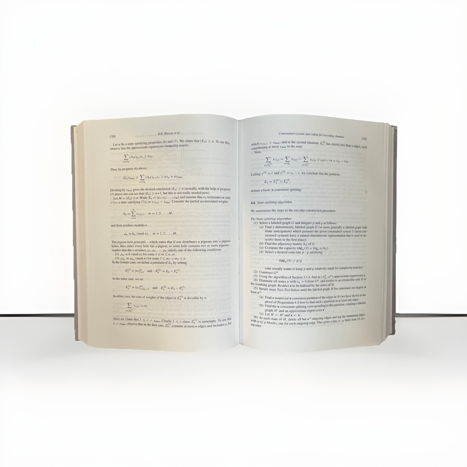 Handbook of Coding Theory: Connections Vol 2, P, Meurant, Pless, Huffman.=