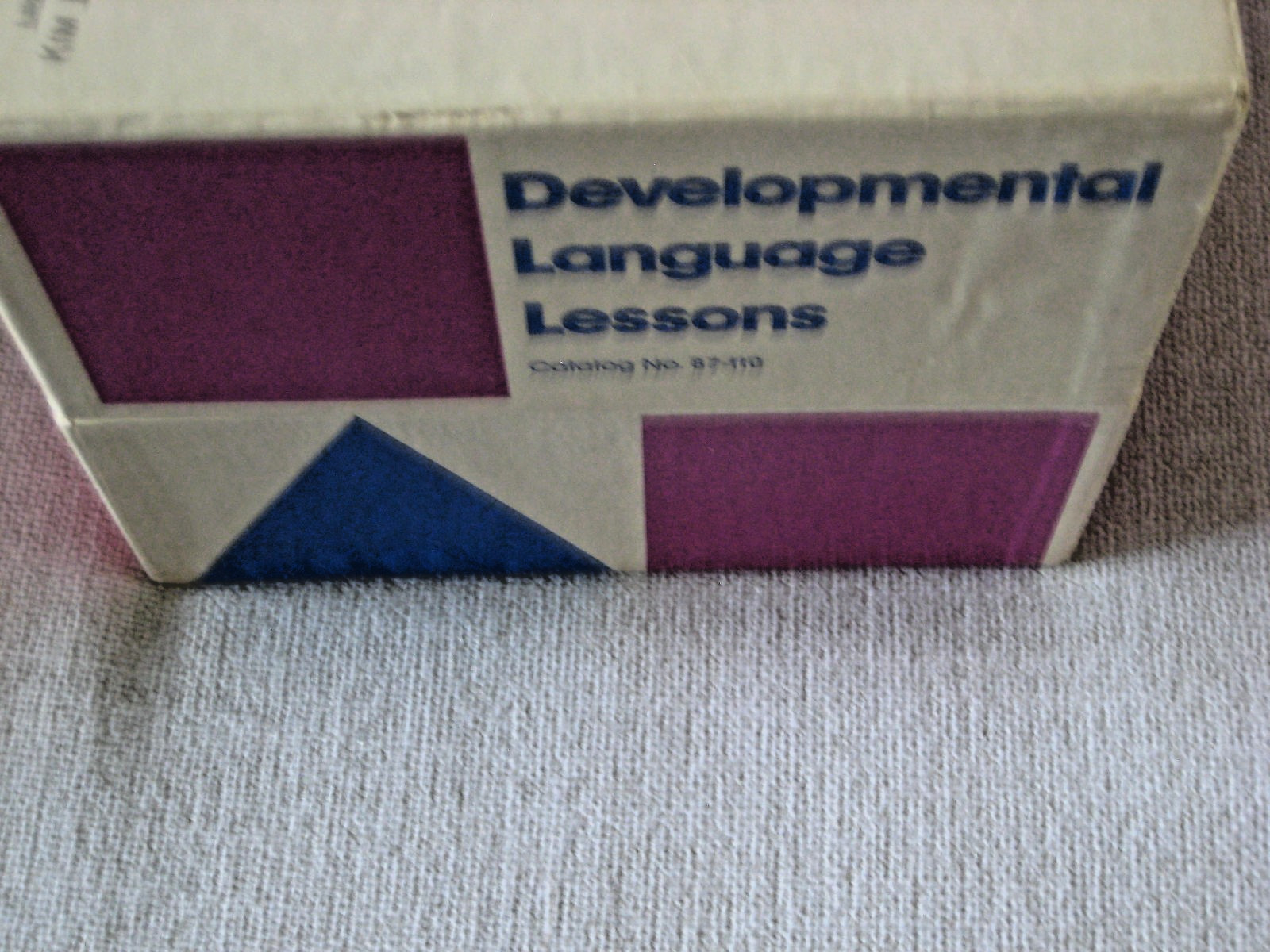 Vtg Teaching Resources Developmental Language Lessons 1977 87-110 Education Book