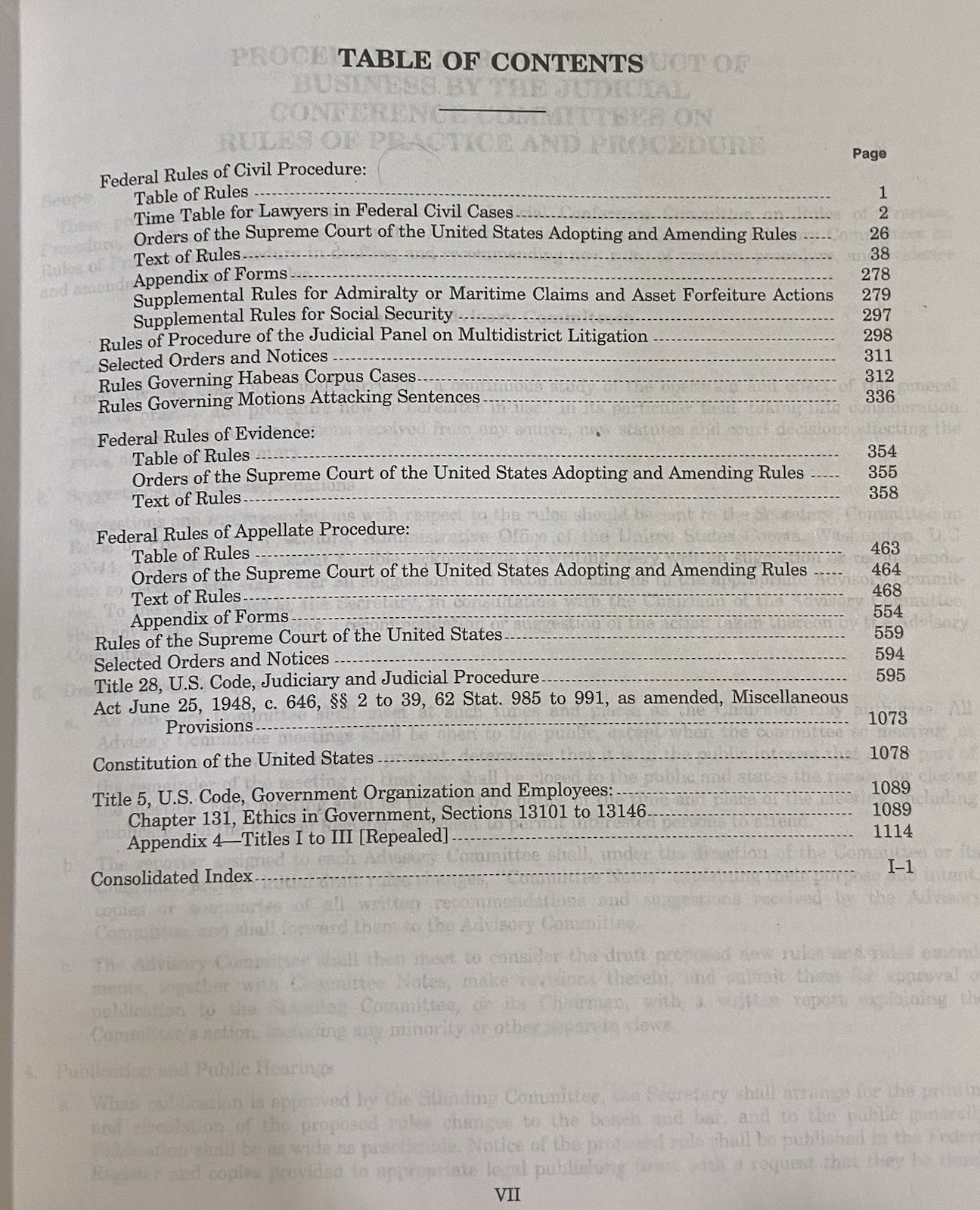 Federal Civil Judicial Procedure and Rules, 2025 Midyear Edition Thomson Reuters