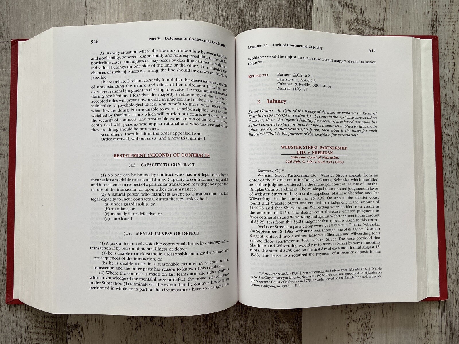 Aspen Casebook: Contracts Cases and Doctrine by Barnett Oman – Sixth Edition