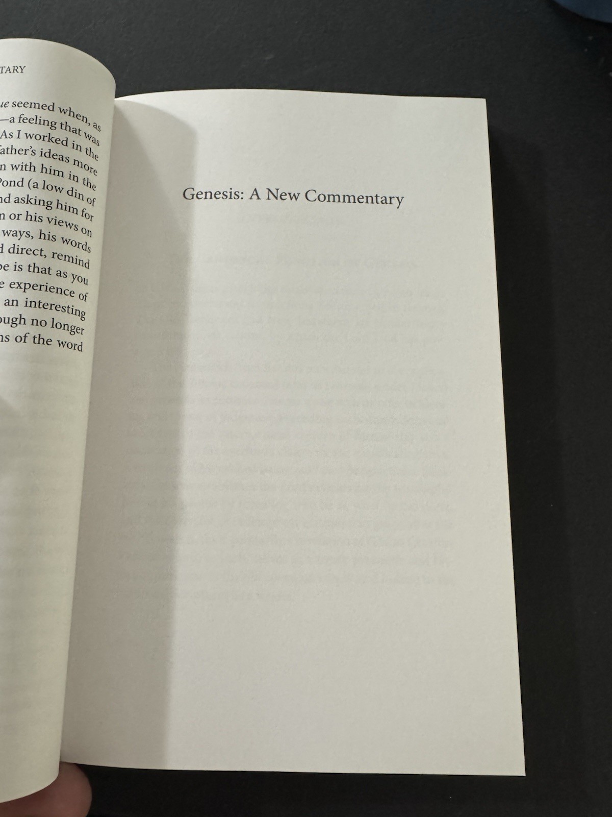 Genesis A New Commentary Meredith G Kline 2016 Paperback Theology Bible