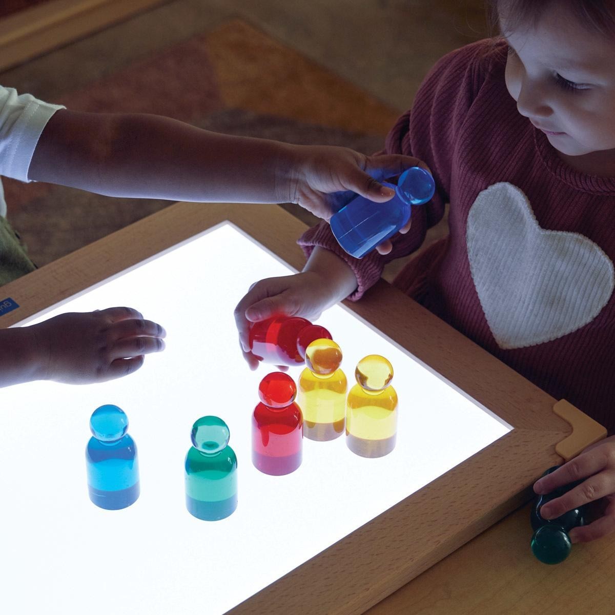 Kaplan Early Learning Light and Color People Set – 8 Pieces