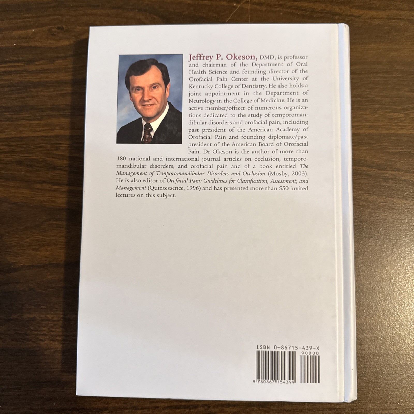 Bells Orofacial Pains – Hardcover By Jeffrey P Okeson – GOOD