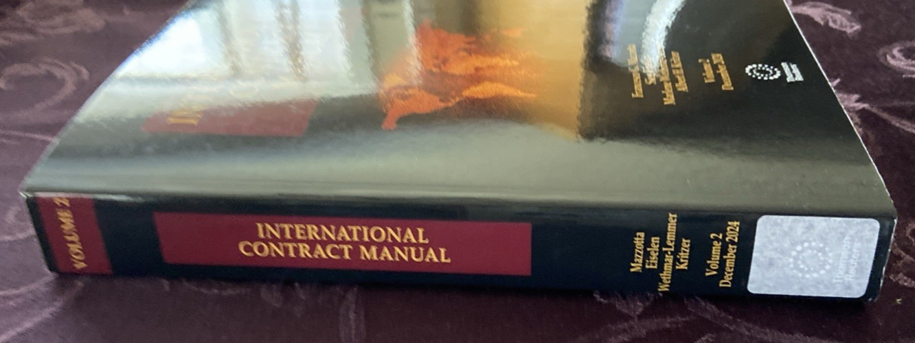International Contract Manual Volumes 2, 3, & 5 Dec 2024 Thomson Reuters