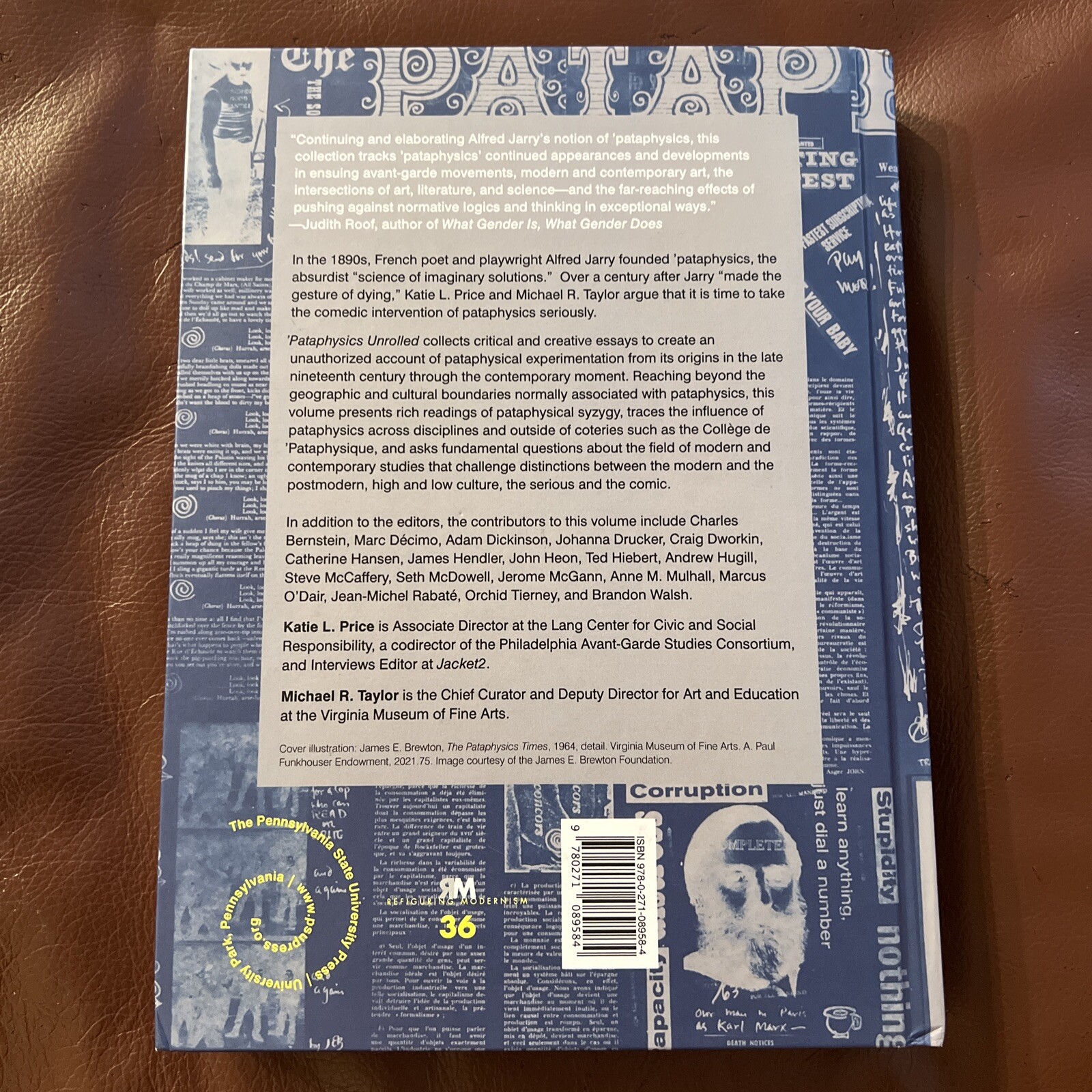 Pataphysics Unrolled Hardcover Book Katie L. Price Michael R. Taylor NEW