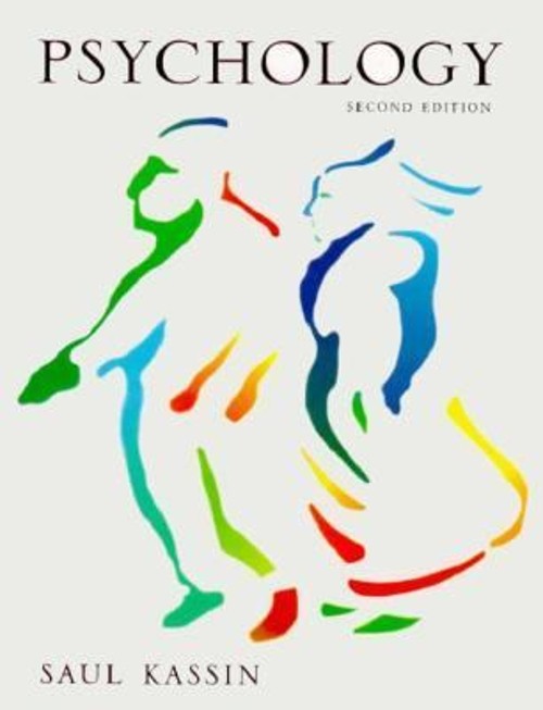 Psychology Hardcover Saul Kassin