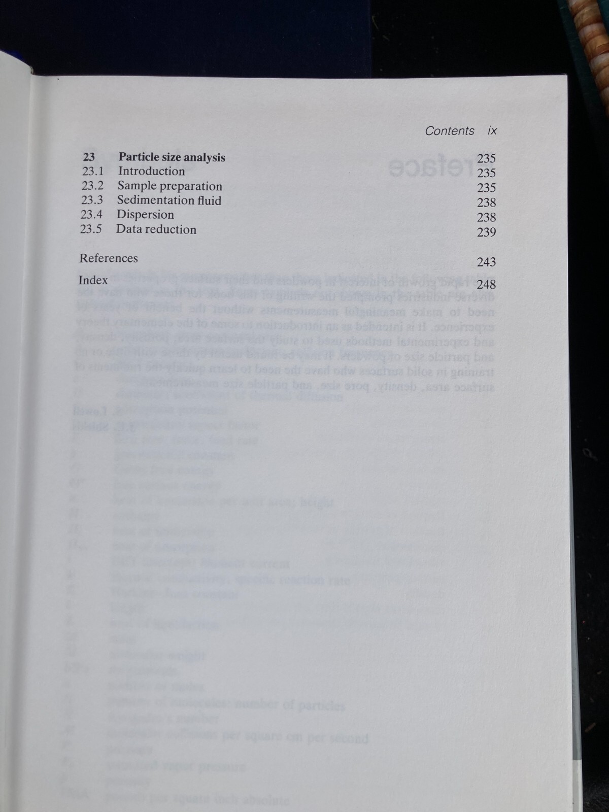 Powder Surface Area and Porosity – Shields & Lovell – 3rd edition Hardback