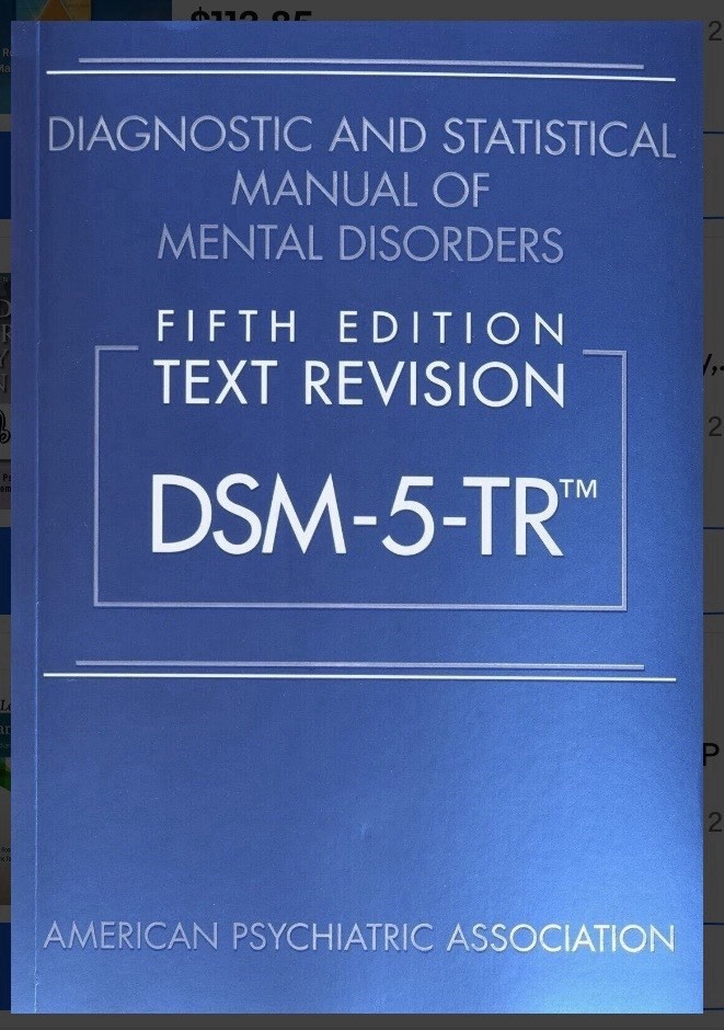 Diagnostic and Statistical Manual of Mental Disorders DSM-5-TR