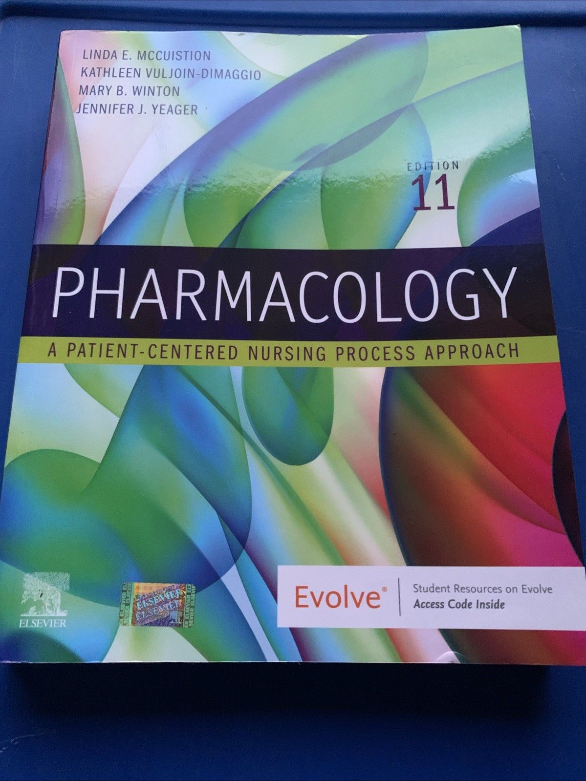 Pharmacology: A Patient-Centered – Paperback, by McCuistion PhD MSN – Very Good