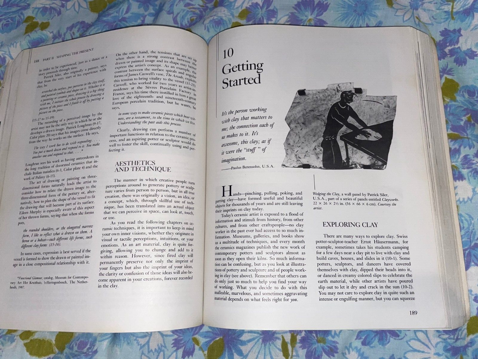 BOOK PB Hands in Clay An Introduction to Ceramics by Charlotte F. Speight 2nd ed