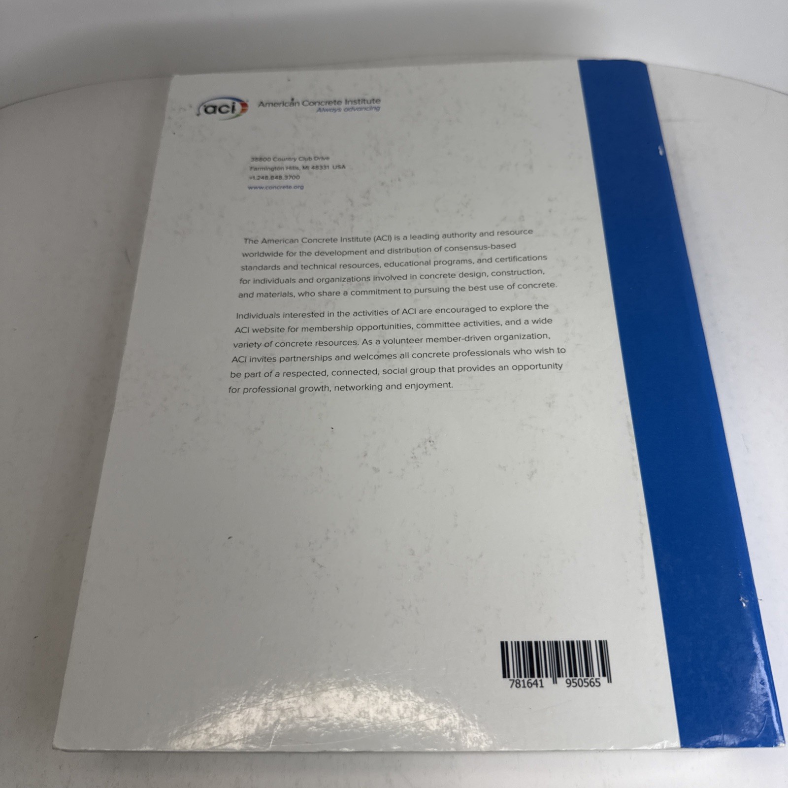 ACI CODE-318-19(22): – Paperback, by American Concrete Institute – Good