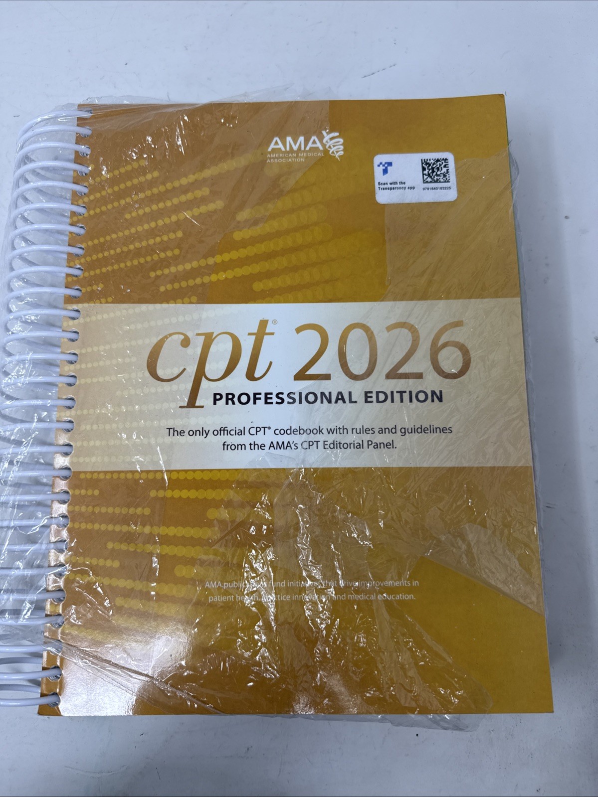 CPT Professional 2026 by American Medical Association Spiral *New W/Torn Wrap
