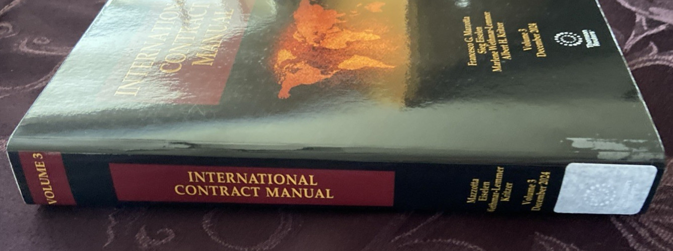 International Contract Manual Volumes 2, 3, & 5 Dec 2024 Thomson Reuters