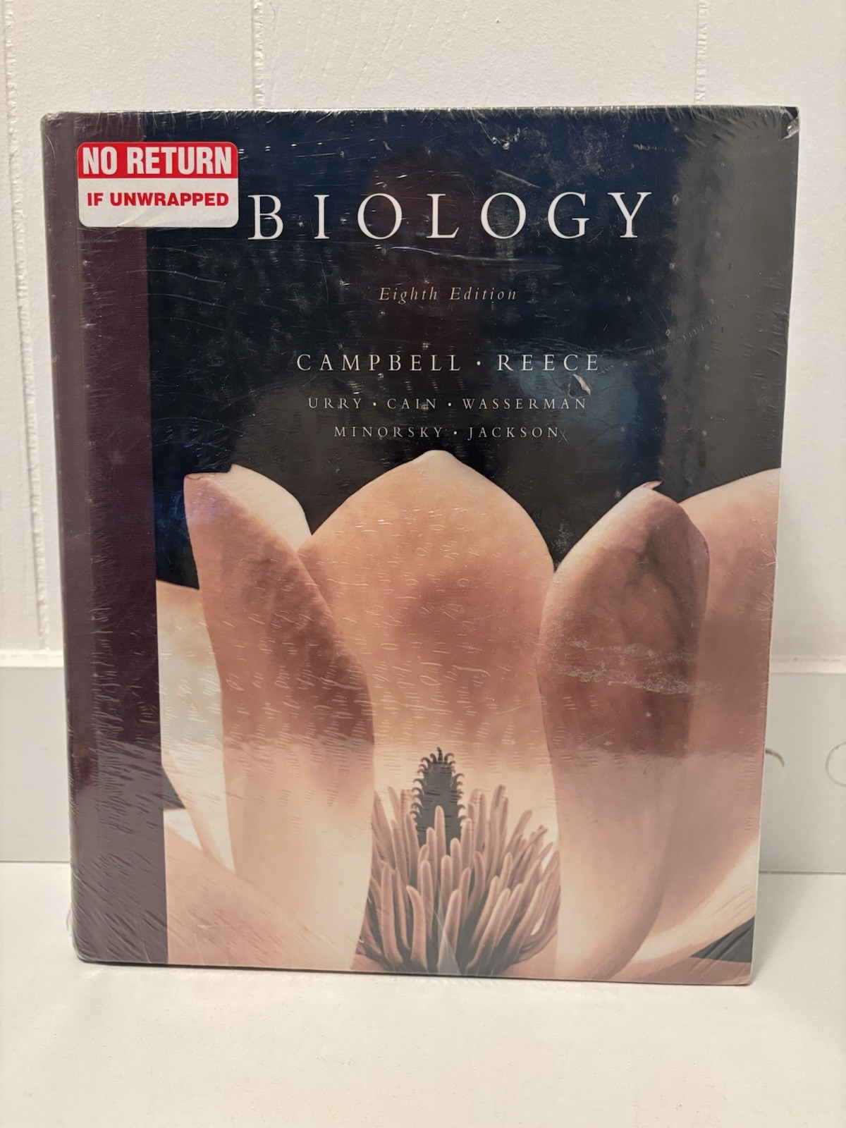 New Biology HardCover Eighth 8th Edition Campbell Reese Pearson In Plastic Wrap