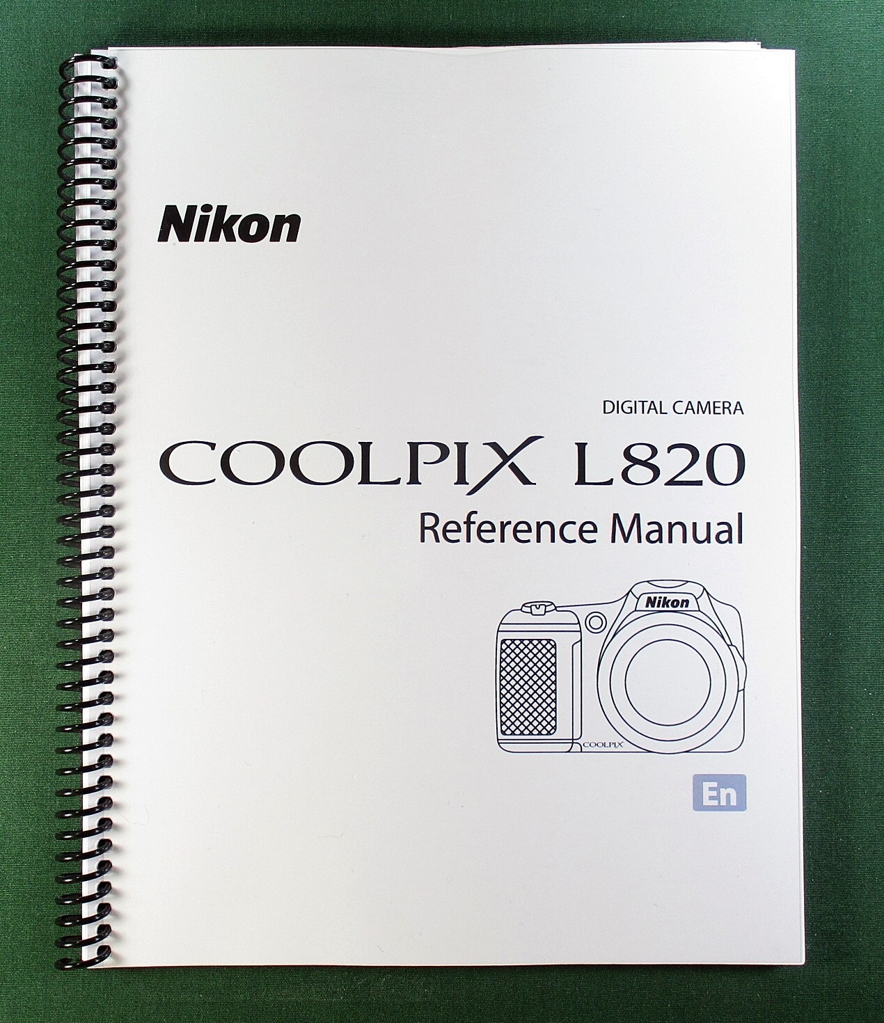 Nikon L820 Reference Manual: 240 Pages & Protective Covers!