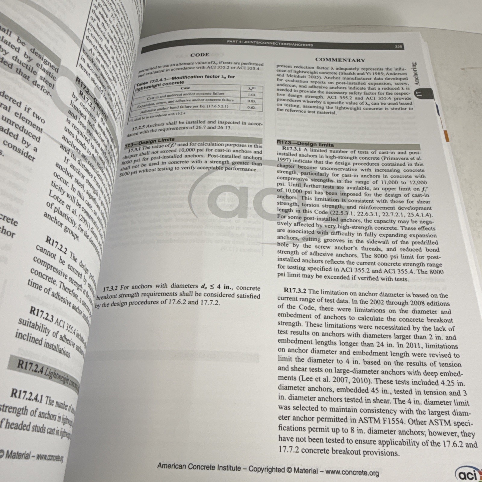 ACI CODE-318-19(22): – Paperback, by American Concrete Institute – Good