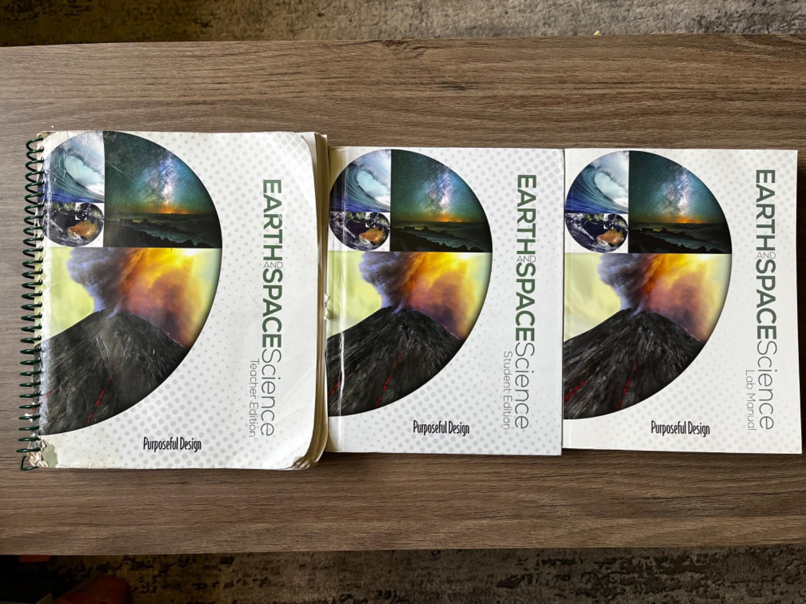 Purposeful Design Earth and Space Science TEACHER, STUDENT, LAB – used –