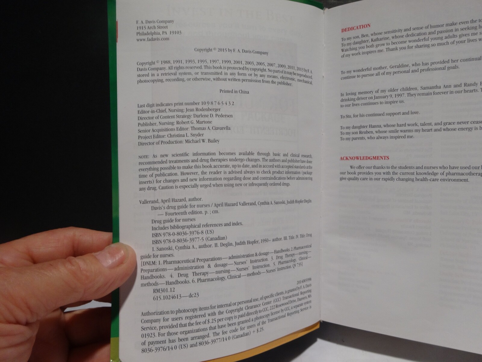 Davis’s Drug Guide for Nurses – Paperback – Excellent Fourteenth Edition