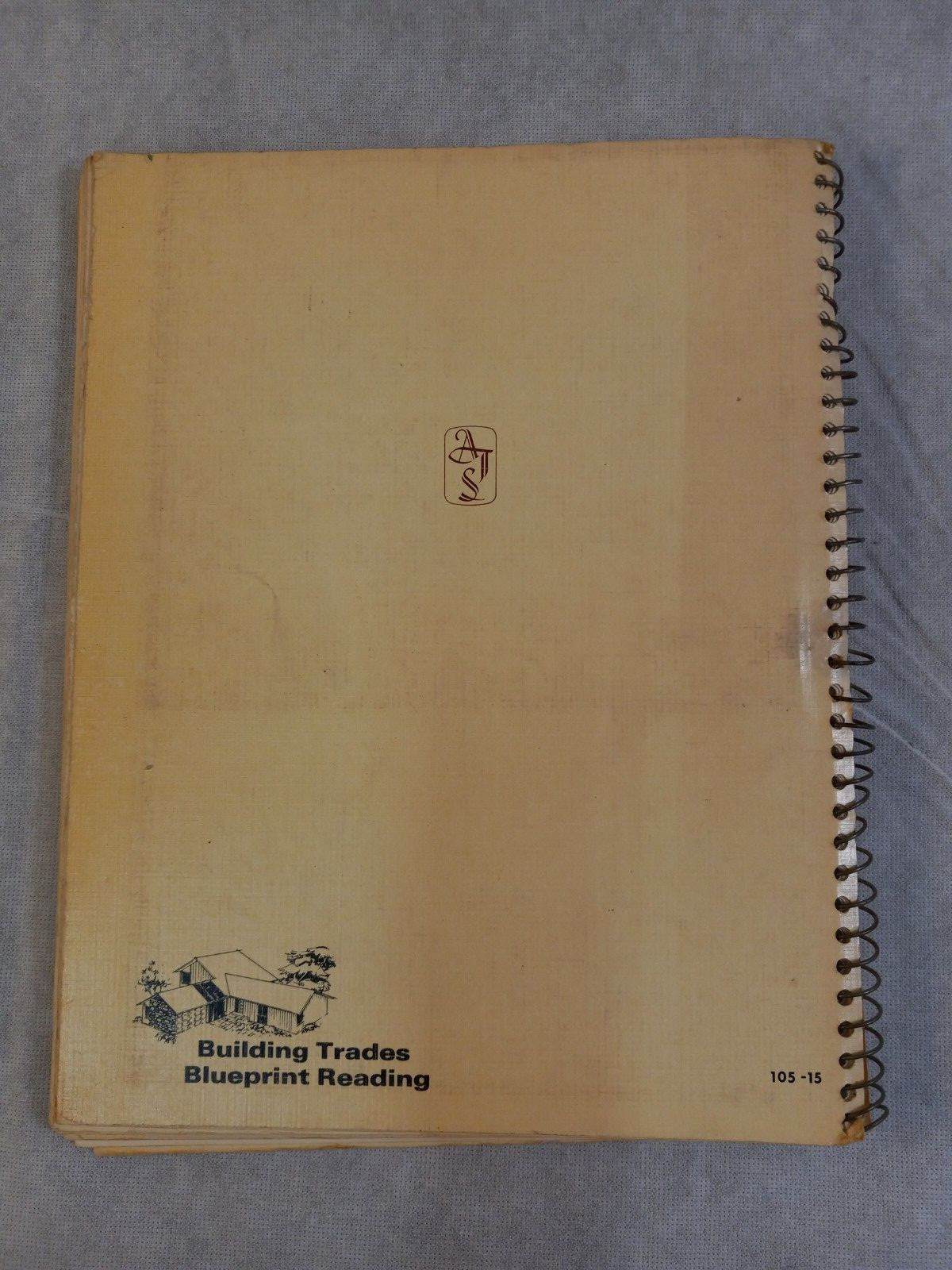 1972 BUILDING TRADES BLUEPRINT READING 5th Ed Paperback Book by ELMER W SUNDBERG