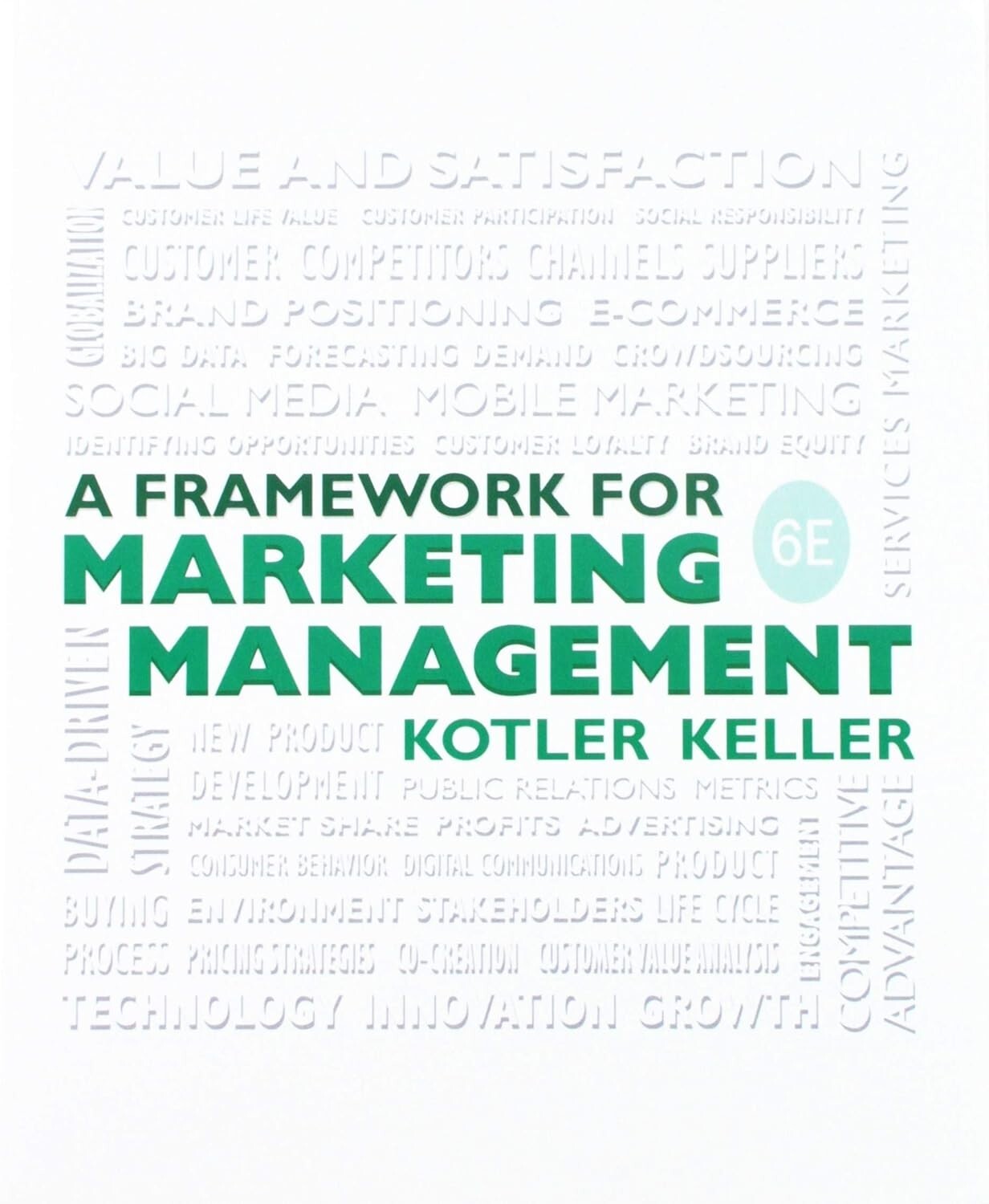 Framework for Marketing Management by Philip. Kotler and Kevin Keller 2015 ED