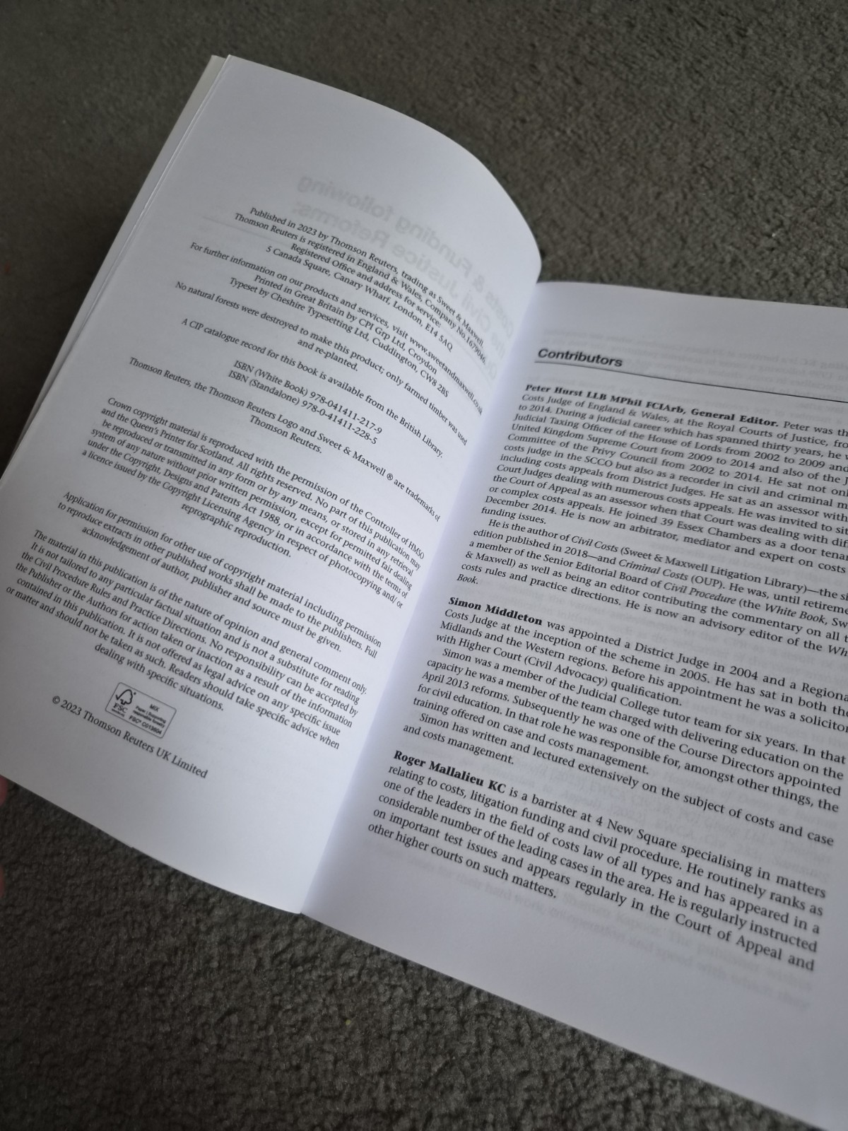 The White Book Civil Procedure Vol 1&2 2023 2nd Supplement & Costs & Funding Q&A