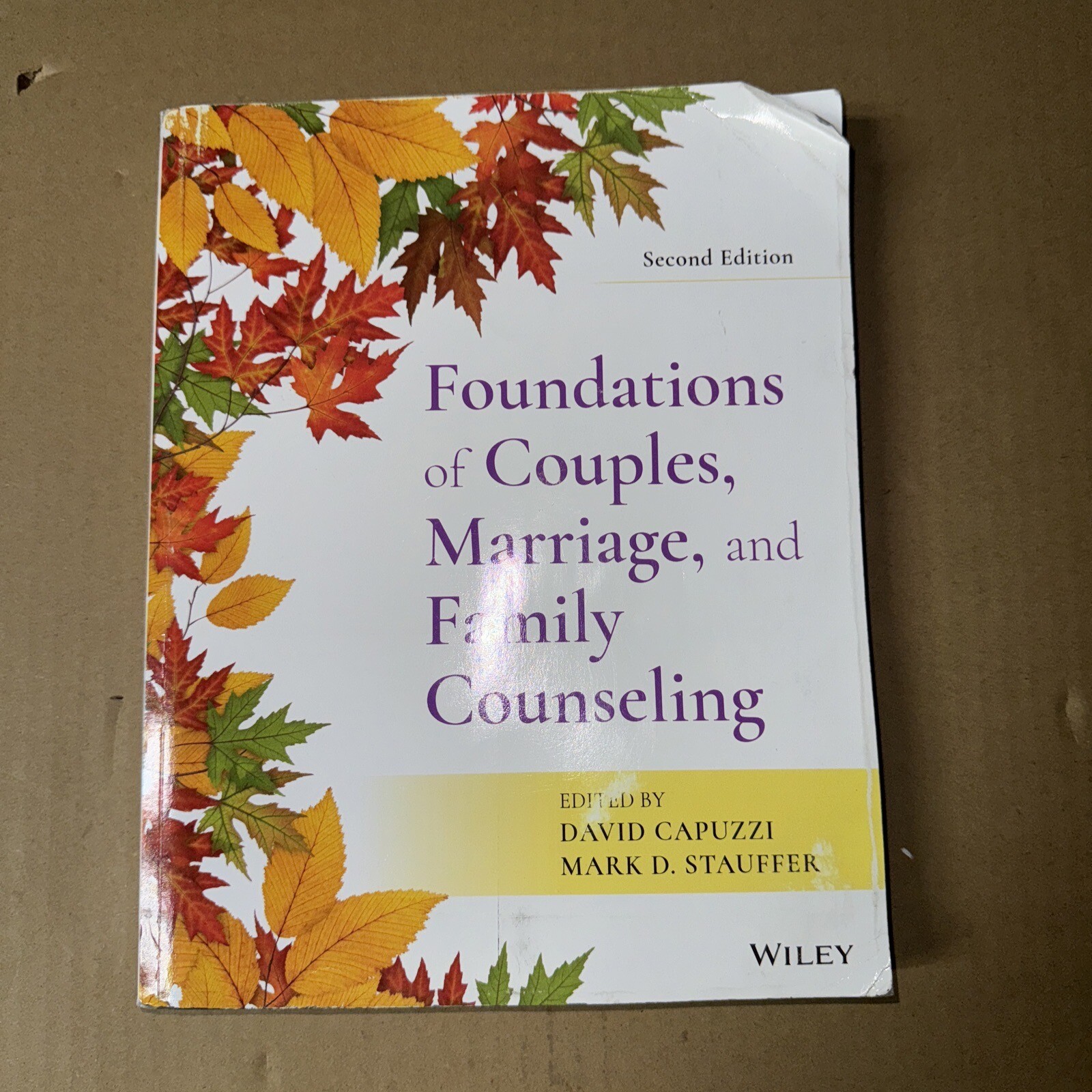 Foundations of Couples, Marriage, and Family Counseling, 2nd edition