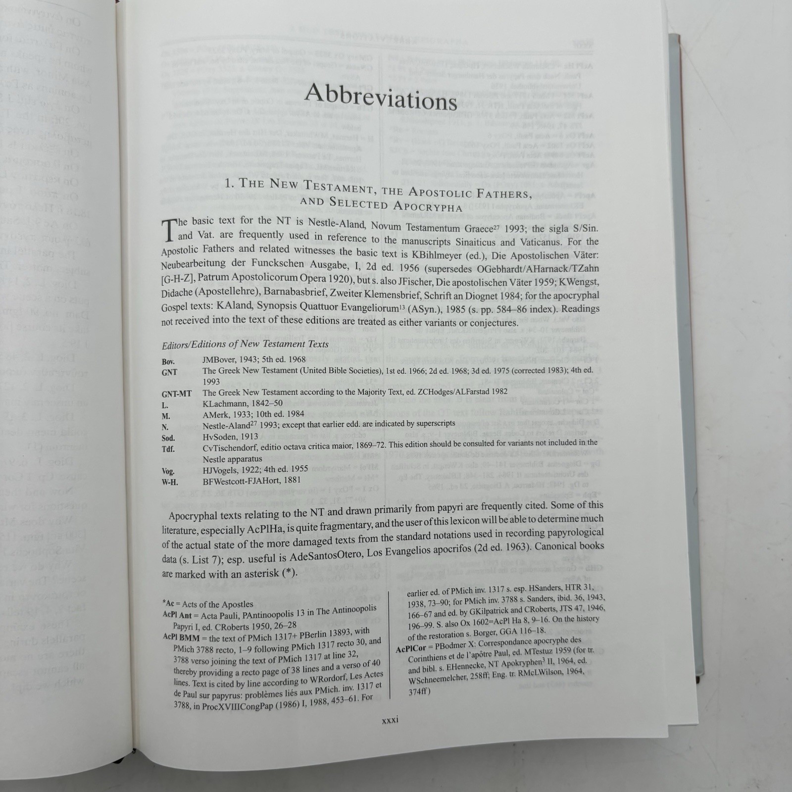 Danker GREEK-ENGLISH LEXICON OF THE NEW TESTAMENT 3rd Edition 2000