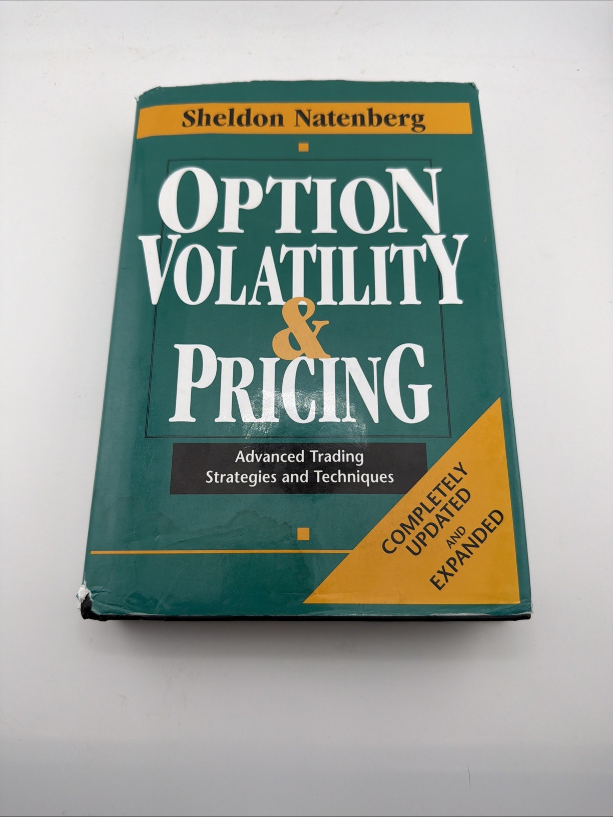 Option Volatility & Pricing: Advanced Trading Strategies and Techniques