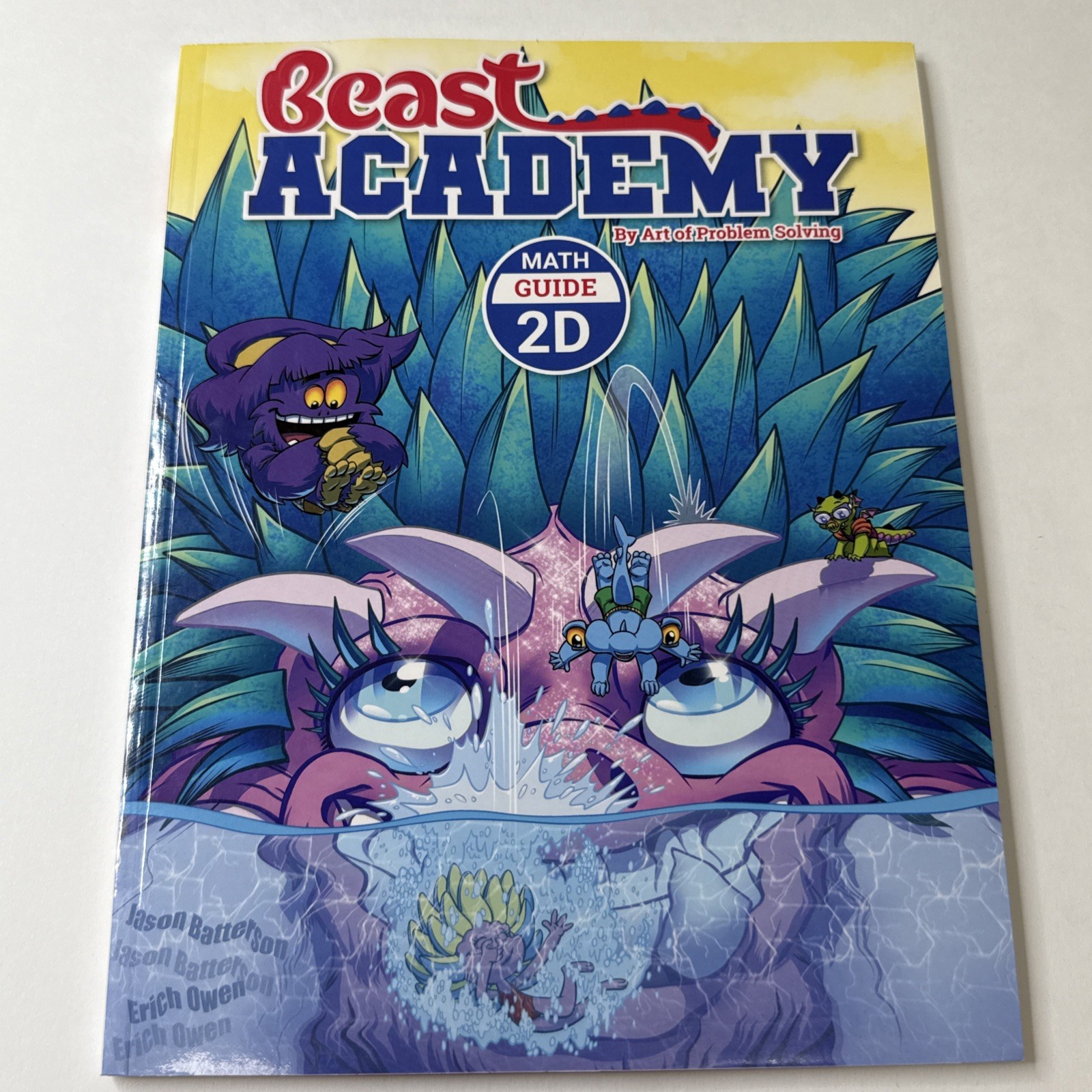 Art of Problem Solving Beast Academy 2D Guide and Practice 2-Book Set -NEW