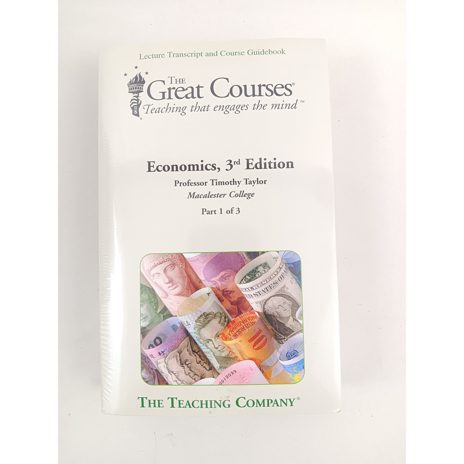 The Great Courses Economics Lecture Transcripts Professor Timothy Taylor NEW