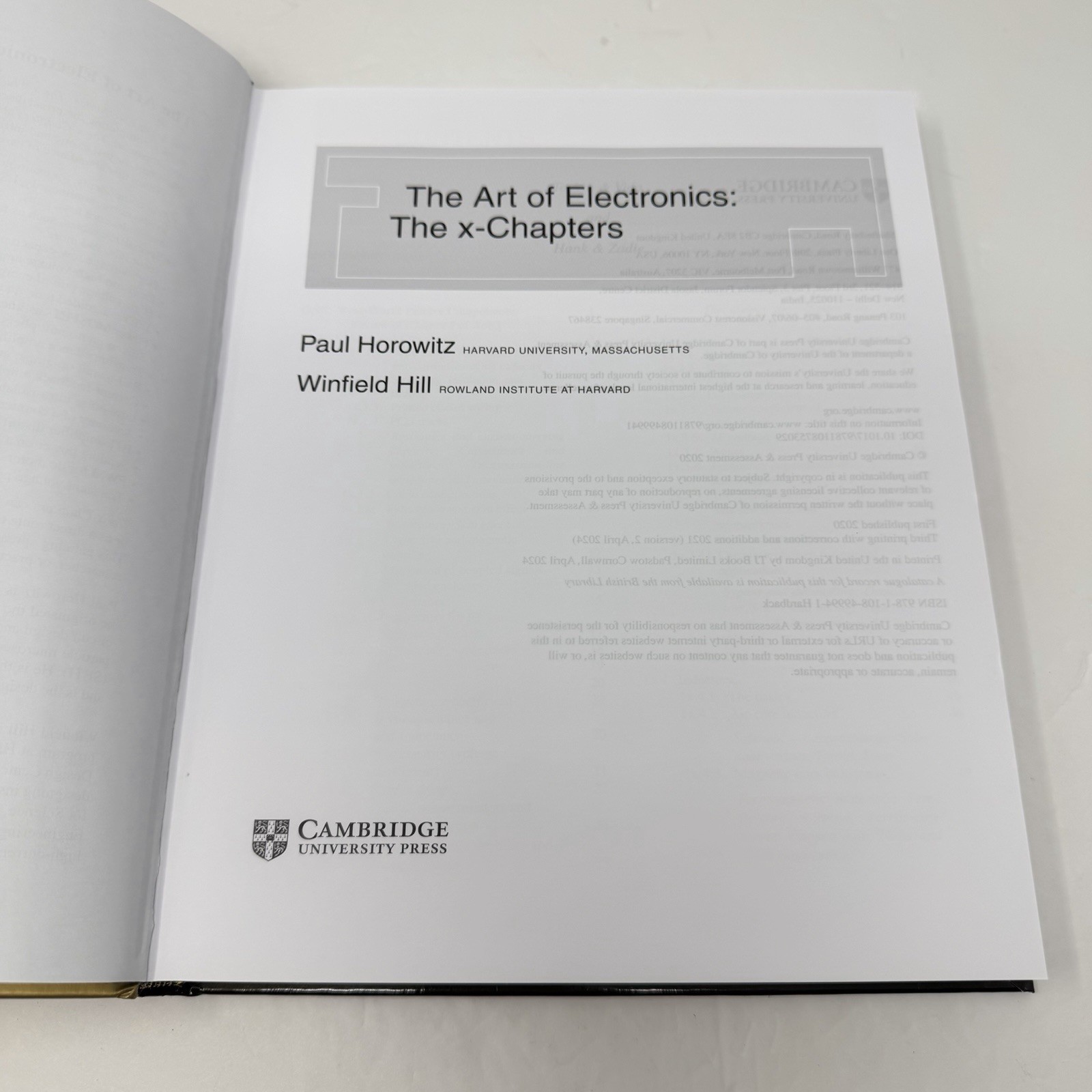 The Art of Electronics 3rd Edition Improved by Horowitz & Hill Textbook