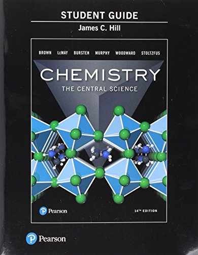 Study Guide for Chemistry: The – Paperback, by Brown Theodore; LeMay – Very Good