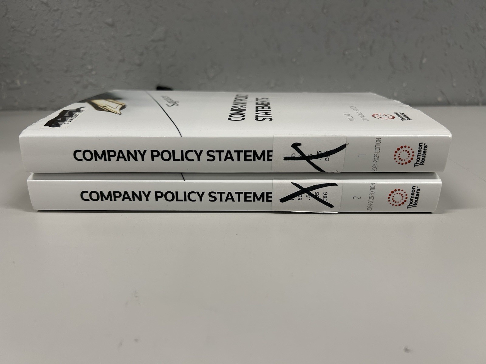 Company Policy Statements 2024-2025 Edition – 2 Volumes – Thomson Reuters