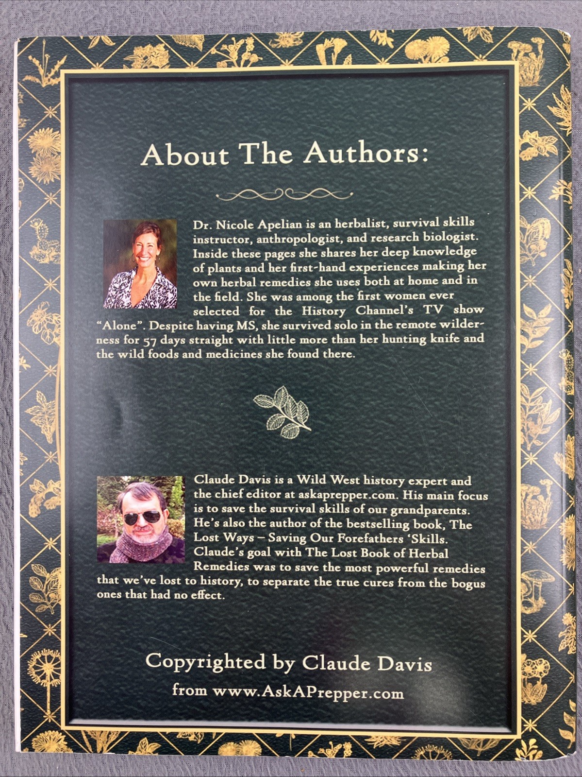 The Lost Book of Herbal Remedies (paperback with color pictures) Hundreds of