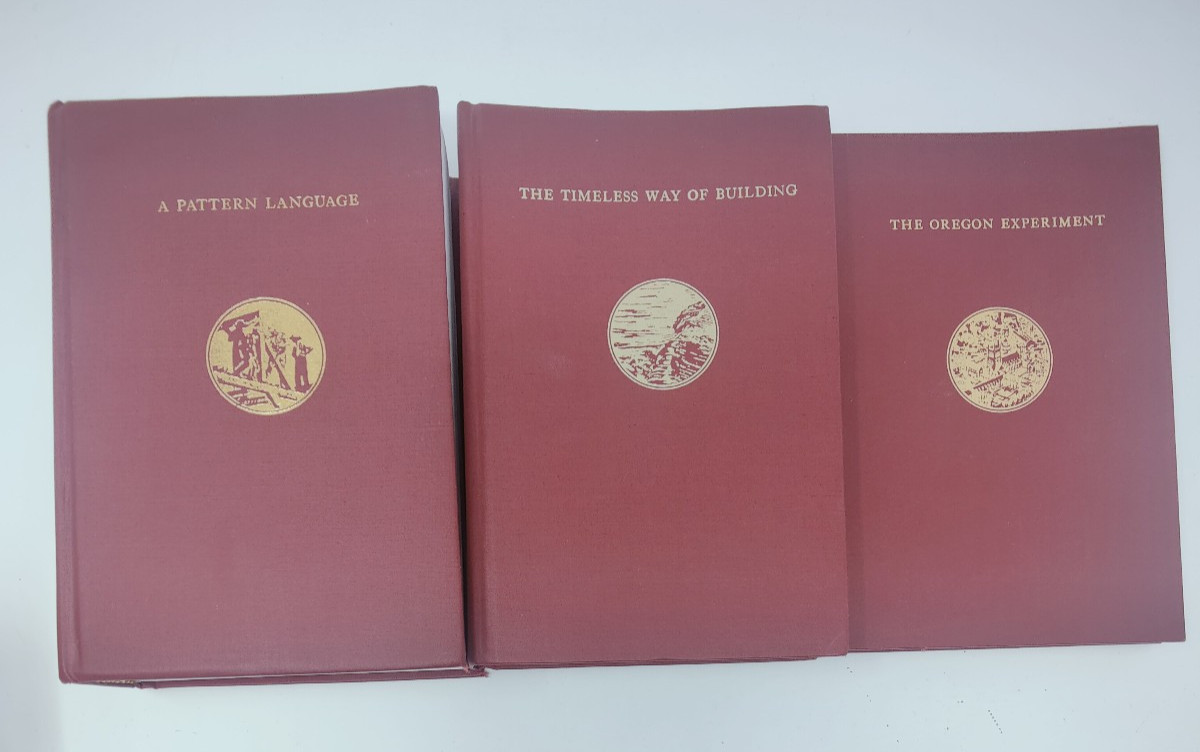 Timeless Way Building, Oregon Ex., Pattern Language HC, A Christopher ACCEPTABLE