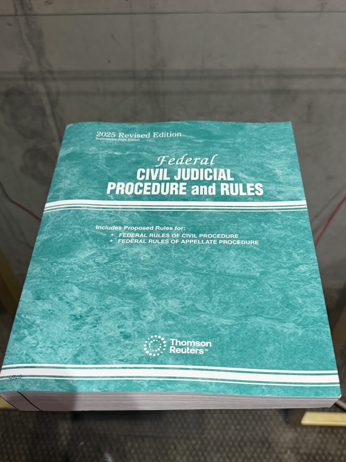 Federal Civil Judicial Procedure and Rules, 2025 Midyear Edition Thomson Reuters