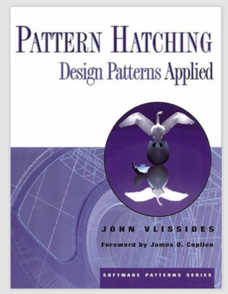 Pattern Hatching: Design Patterns Applied John Vlissides Software Patterns Serie
