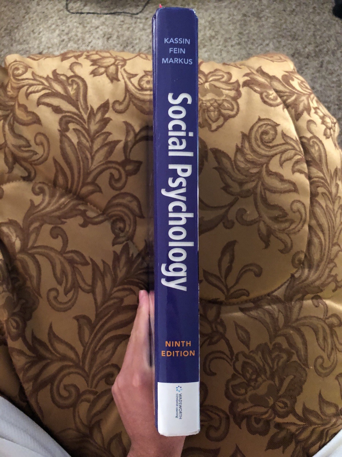Social Psychology by Saul Kassin, Steven Fein, and Hazel Rose Markus 9th edition