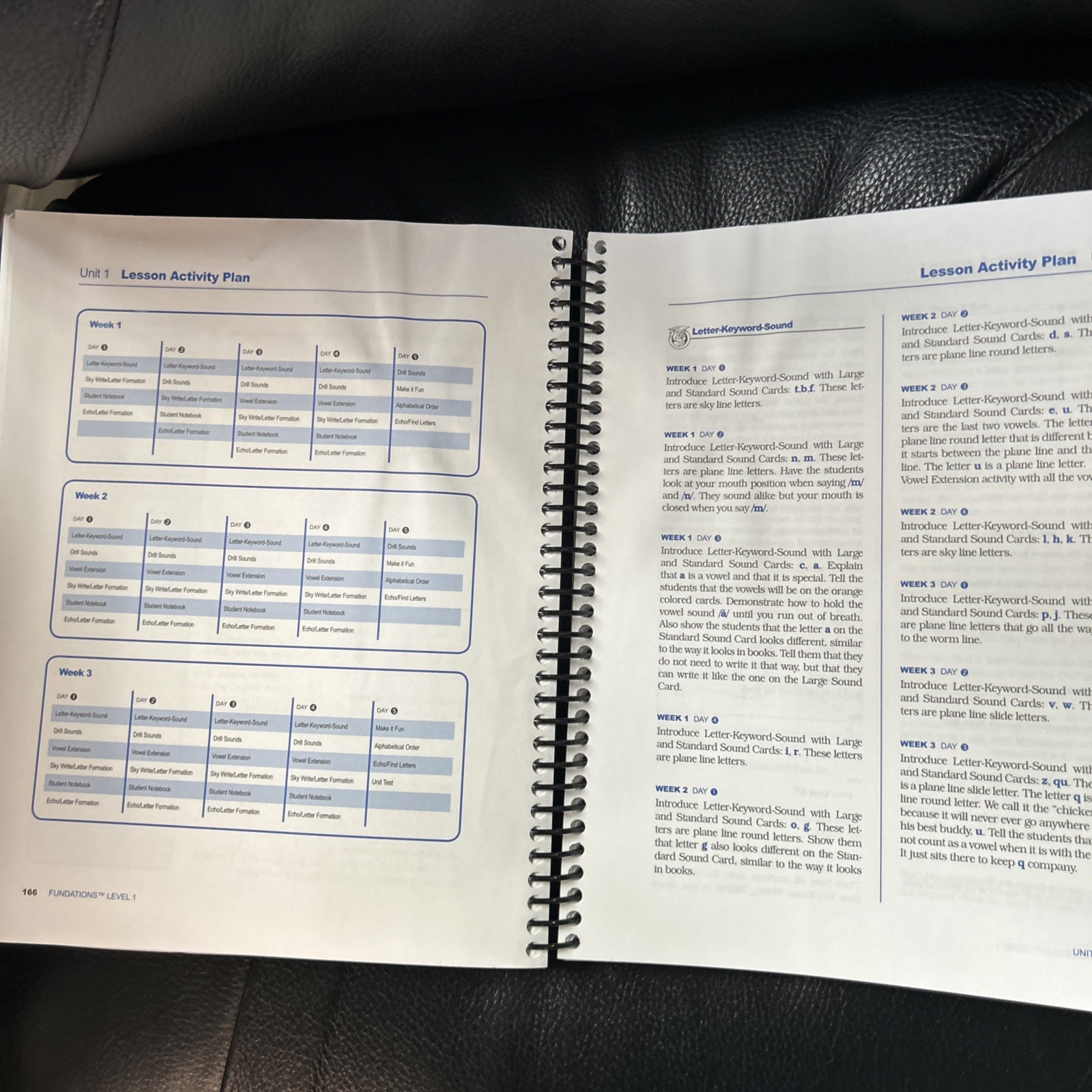 Fundations Teacher’s Manual K-1, by Barbara A. Wilson 2006 spiral bound Acceptab