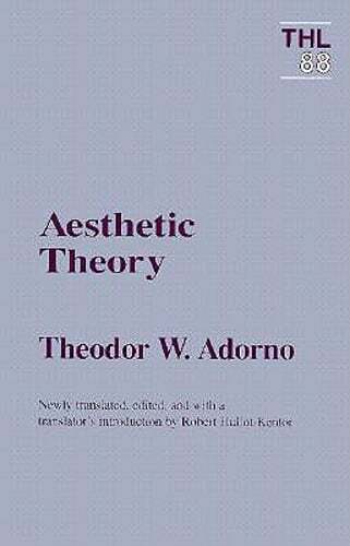 Aesthetic Theory: Volume 88 by Theodor W Adorno Adorno: Used
