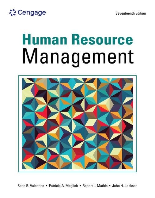 Human Resource Management, Jackson, John