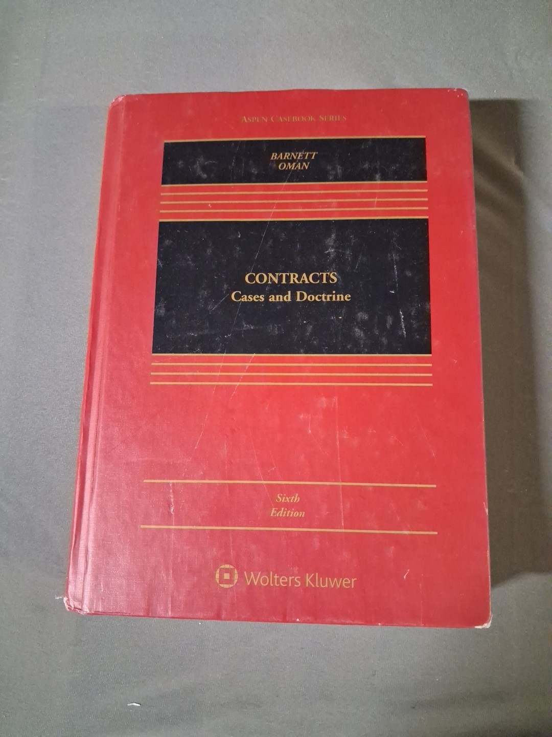 Aspen Casebook Ser.: Contracts : Cases and Doctrine by Nathan B. Oman (2016,…
