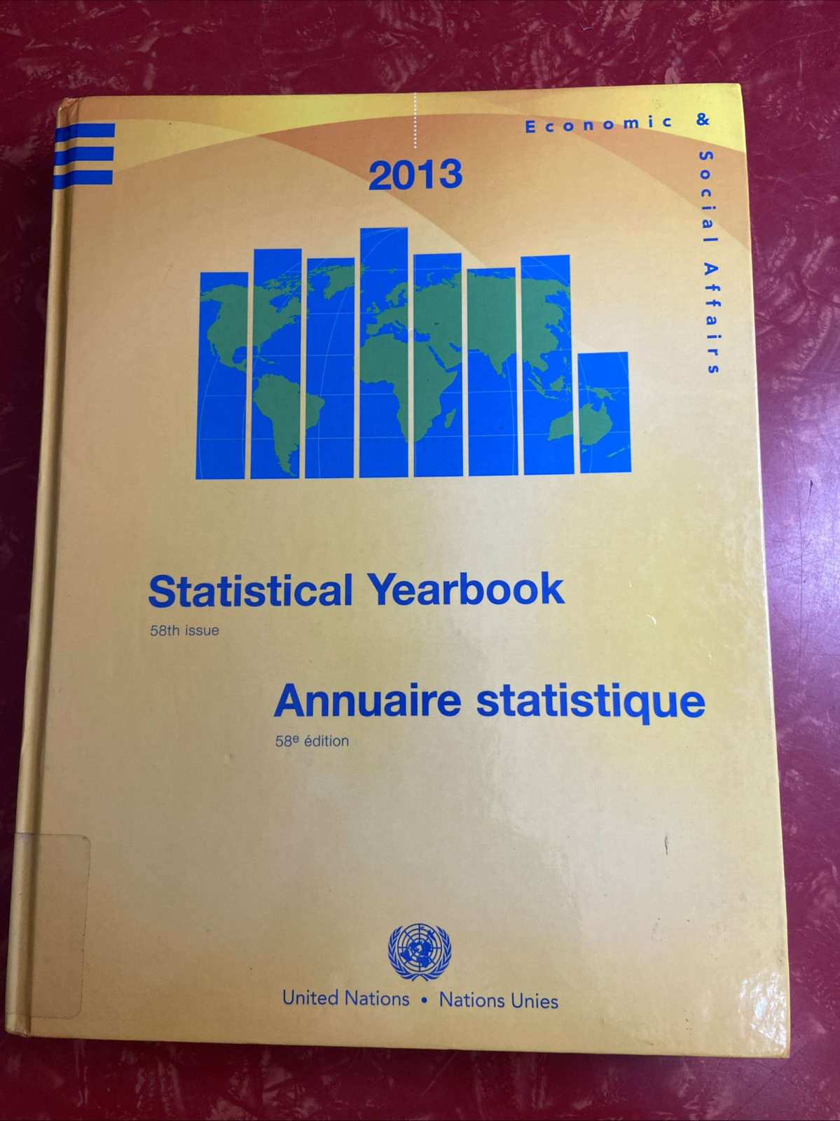 United Nations Statistical Yearbook 58th Issue 2013 Hardcover