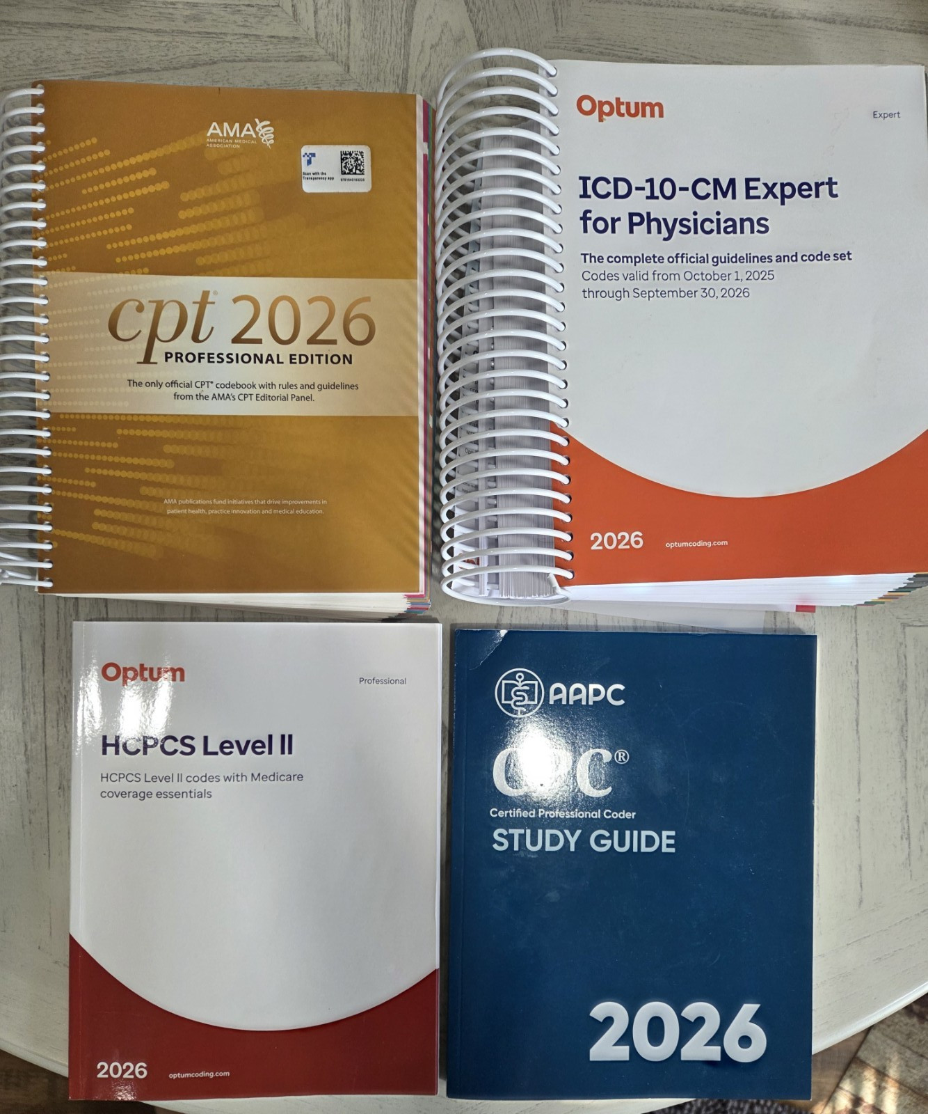 2026 Medical Coding Professional Reference Bundle – Like New (No Notes)