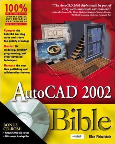 AutoCAD 2002 Bible, Finkelstein, Ellen, Good Book
