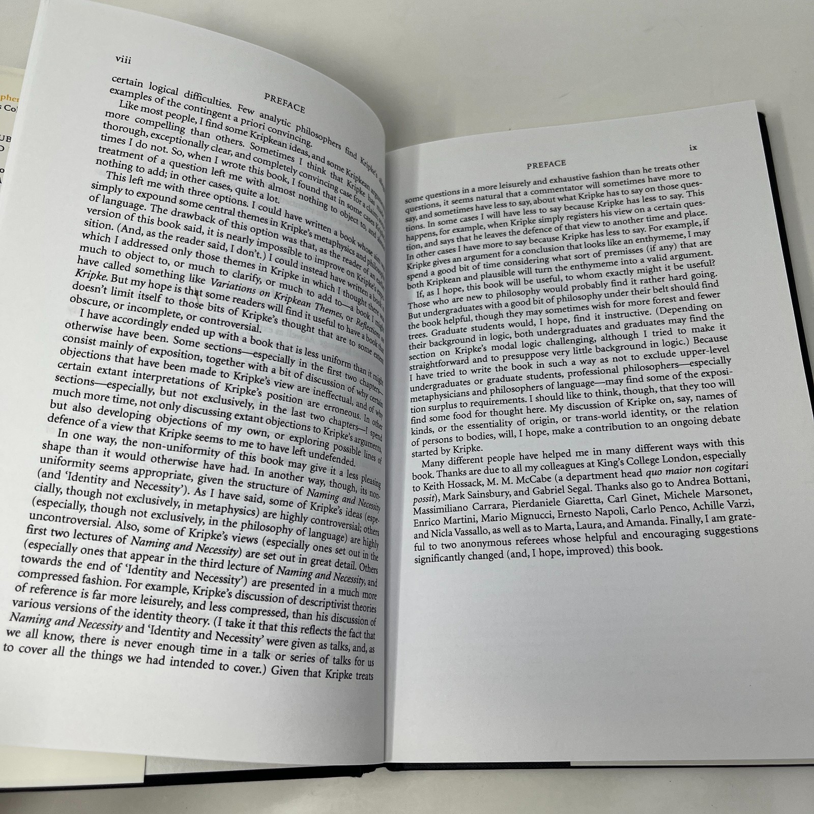 Kripke: Names, Necessity, and Identity by Christpher Hughes HC